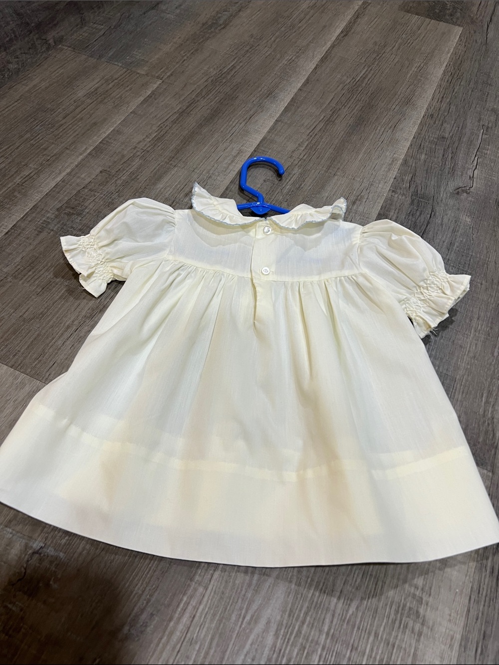 Vintage Polly Finders Smocked dress size 12M - Picture 3 of 5